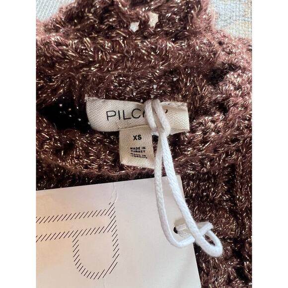 Anthropologie Pilcro Sweater Tank Fringe Crop Womens Size XS NWT Sequence - Picture 3 of 7
